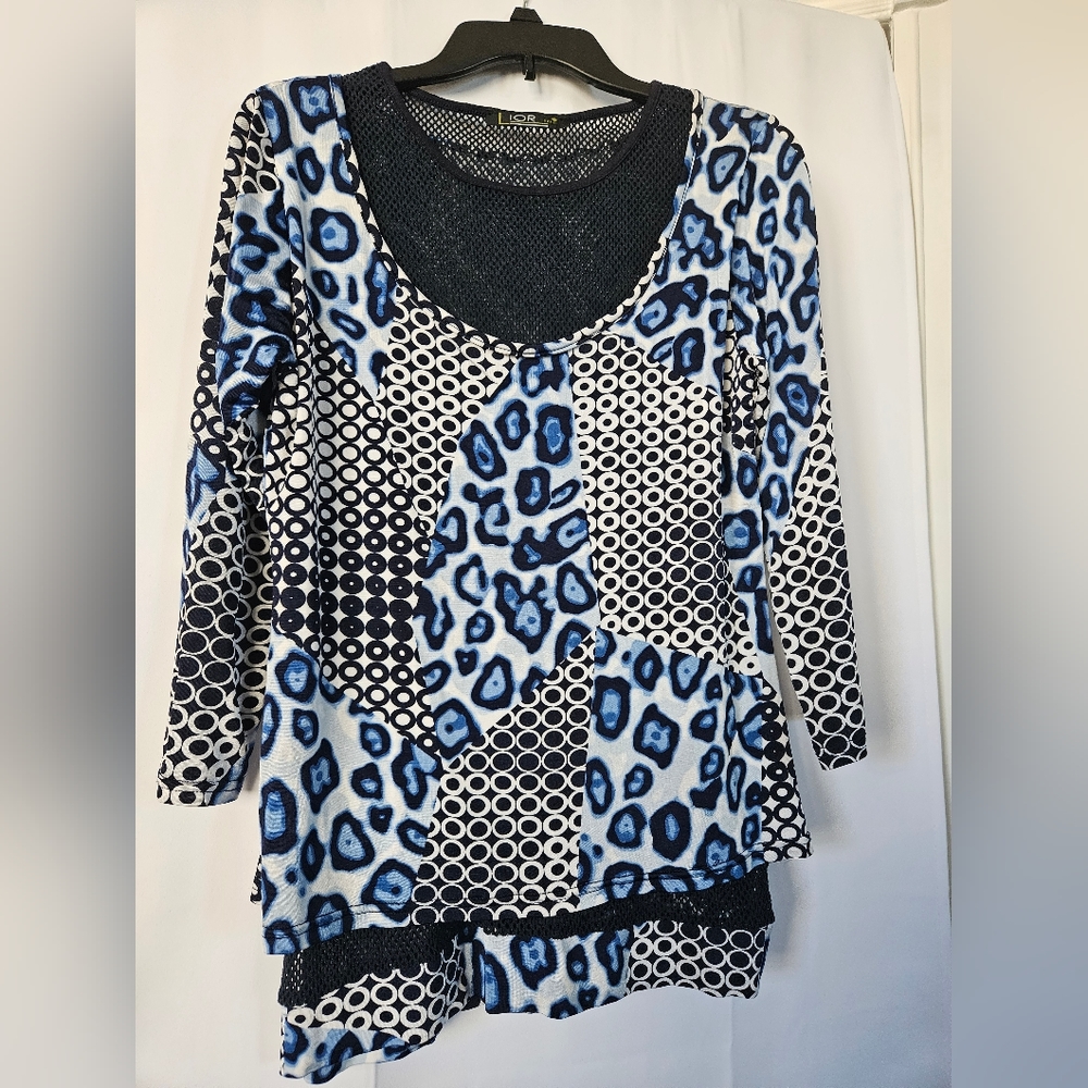 Lior Paris long sleeve mesh‎ tunic size large
